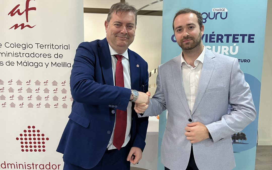 Acuerdo de colaboración entre CAF Málaga y Charge Gurú, experta en recarga de vehículos eléctricos